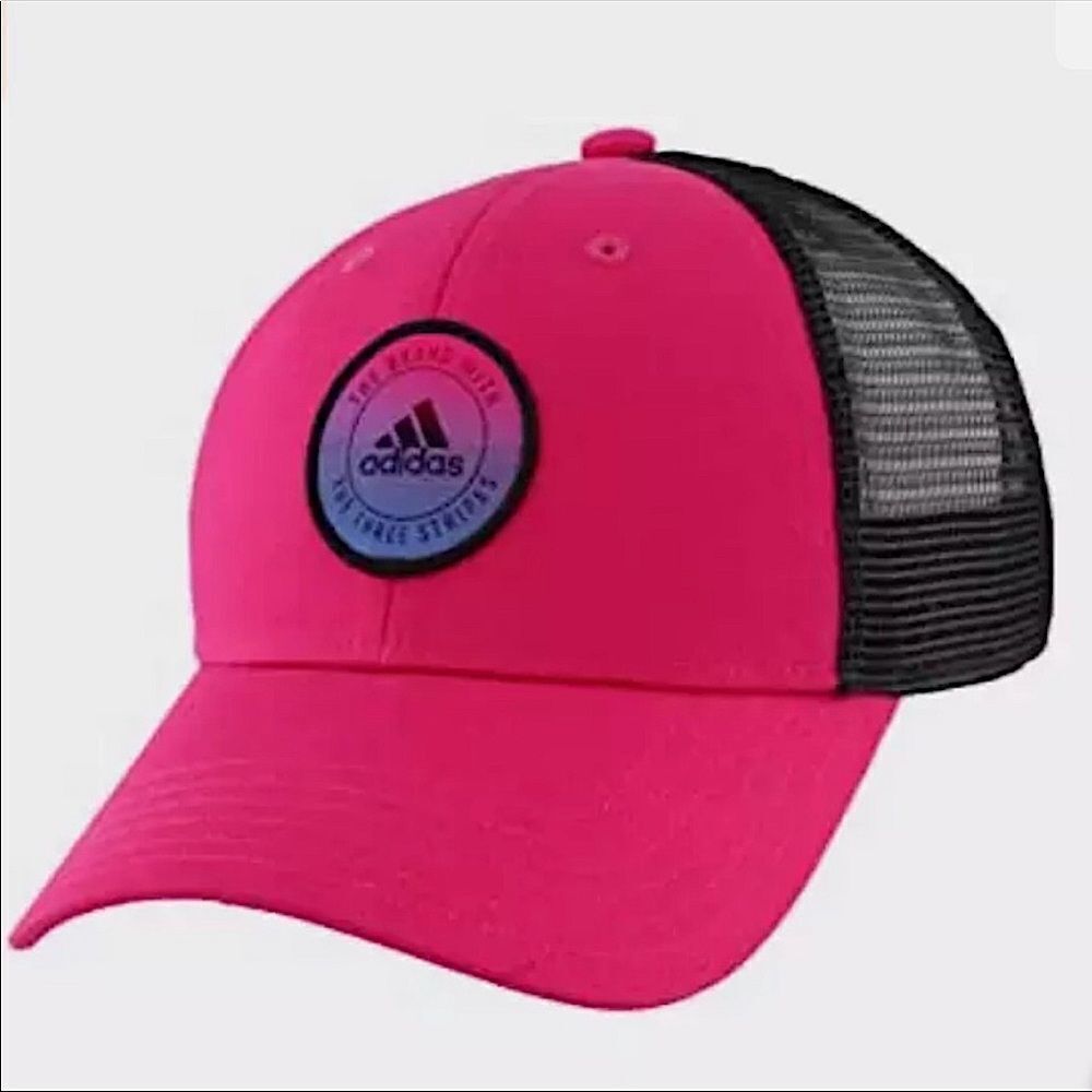 Adidas Notion SnapBack Cap Pink and Black Hat NWT